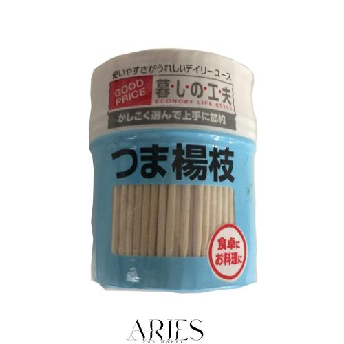 大和物産 爪楊枝 白樺 長さ約6.5cm 暮しの工夫 【ケース販売】 約500本入280個セット