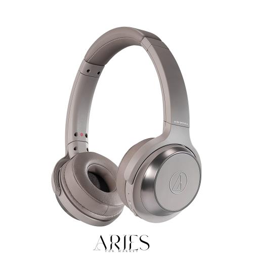 オーディオテクニカ ATH-WS330BT KH ヘッドホン bluetooth ワイヤレスヘッドホン 重低音 SOLID BASS 最大70時間再生 カーキ ATH-WS330BT