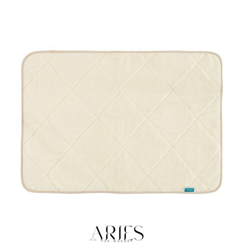 オカ(OKA) 浴室足ふきマット アイボリー 約50cm×70cm 乾度良好カララカ タオル地 バスマット