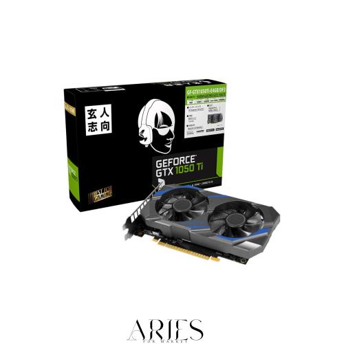 玄人志向 NVIDIA GeForce GTX 1050Ti 搭載 グラフィックボード 4GB デュアルファン GF-GTX1050Ti-E4GB/DF3
