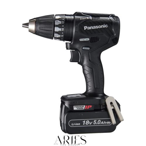 パナソニック(Panasonic) 充電ドリルドライバー 18V 5.0Ah電池パック×2個/充電器/ケース付 デュアル (14.4V/18V対応) タップモード搭載