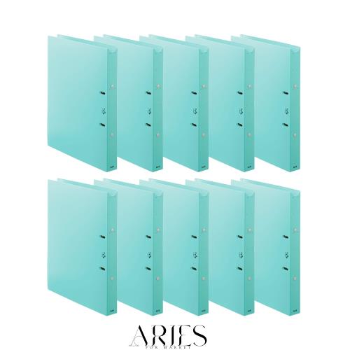 プラス 介護用 2穴リングファイル A4 背厚 たすけあ 利用者カルテ用 ブルー 98088×10