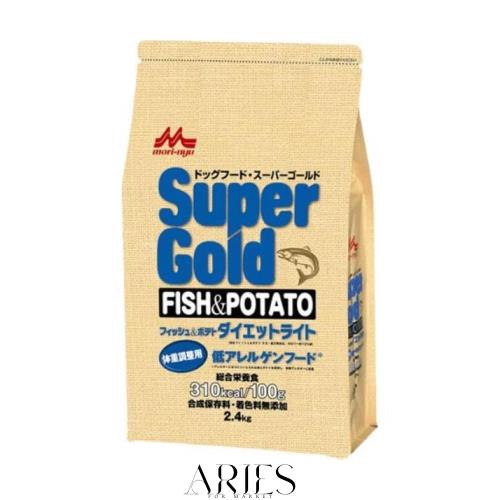 【セット販売】スーパーゴールド フィッシュ＆ポテト ダイエットライト 2.4kg×2コ