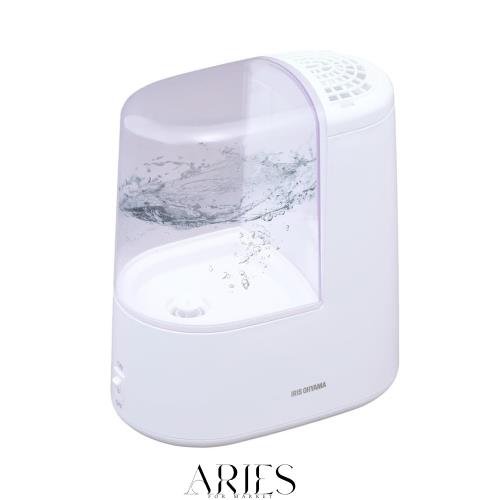 アイリスオーヤマ 加湿器 スチーム式(加熱式) 加湿量 260ml タンク容量 2.4L 7畳 9時間連続加湿 アロマ対応 小型 卓上 デスク用 SHM-260R