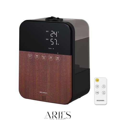 アイリスオーヤマ(IRIS OHYAMA) 加湿器 大容量 超音波式 スチーム式(加熱式) ハイブリット式 加湿量 350ml タンク容量 4.5L ~10畳 12時間