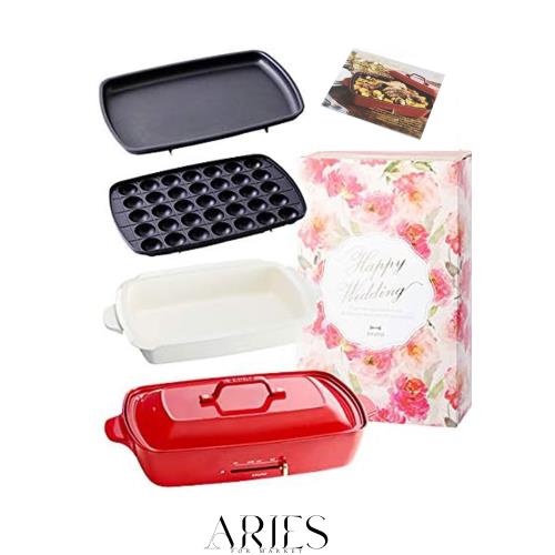 BRUNO ホットプレート グランデサイズ レッド BRUNO BRUNO ホット