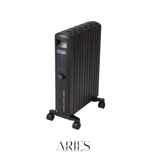 De’Longhi (デロンギ) マルチダイナミックヒーター MDHU15-PB 電気ヒーター ゼロ風暖房 節電 直感操作クリックノブ リモコン付き 表面温