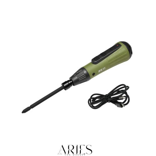 SK11(エスケー11) 充電式デュアルドライバー 電動と手回しのデュアルドライブ USB充電 SDV-DUO-DG/BK グリーン