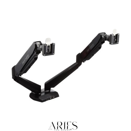 アイ・オー・データ モニターアーム(デュアル) GigaCrysta VESA規格 USBポート オーディオ端子 日本メーカー DA-ARMD4