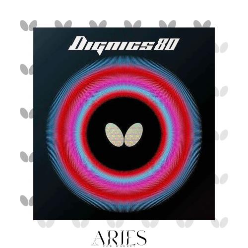 バタフライ(Butterfly) 卓球 ラバー ディグニクス 80 裏ソフト ハイテンション レッド 厚 06050 14-029