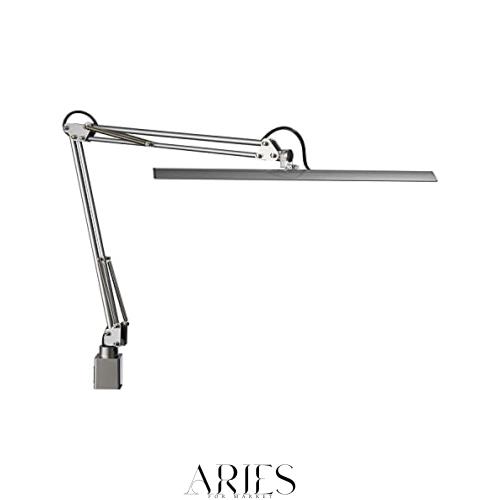 山田照明(Yamada Si) Z-LIGHT LEDデスクライト 合金鋼 高演色Ra90 肌色きれい 明るさ2430Lx シルバー Z-10RSL