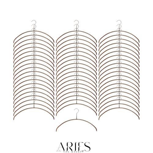 MAWA(マワ) すべり落ちないハンガー 人体ハンガー60本組 ゴールド 119610 40×22×1? MAWA(マワ) すべり落ちないハンガー 人体ハンガー60本組 ゴールド