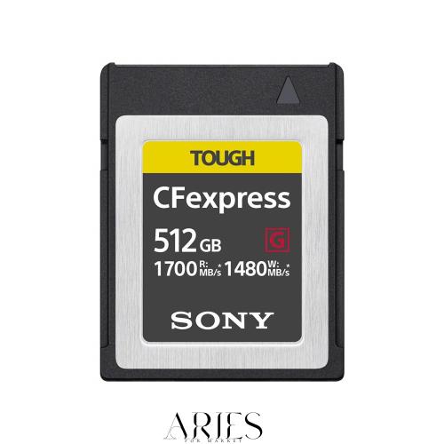 ソニー SONY CFexpress Type B メモリーカード 512GB タフ仕様 書き込み速度1480MB/s 読み出し速度1700MB/s CEB-G512