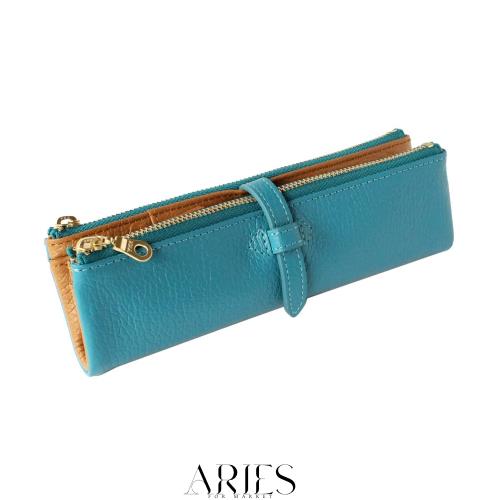 CCOMPANY LIMITED ペンケース ルポ2セカンド 本革 イタリアンレザー 筆箱 (スカイブルー)の通販は 7,325円