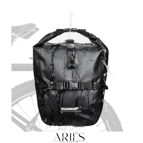 Rhinowalk 自転車 パニアバッグ 防水 20L大容量 サイドバッグ サイクリング ツーリングバック 取り付け簡単 クイックリリースフック 反射