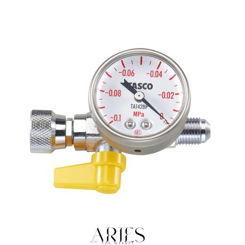 イチネンTASCO ミニ真空ゲージキット(ストレート仕様) TA142GK
