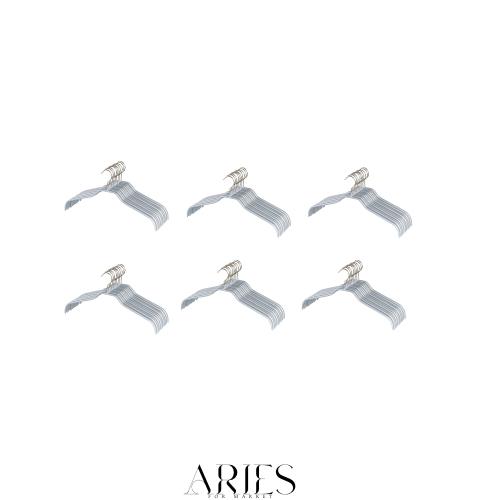 MAWA(マワ) すべり落ちないハンガー 【 レディースハンガー60本組】シルバー 119615の通販は