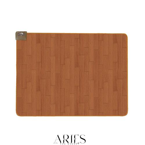 ライフジョイ ホットカーペット 日本製 1.5畳 フローリング調 電気カーペット 128cm×176cm 防水 ブラウン JPJ151WB