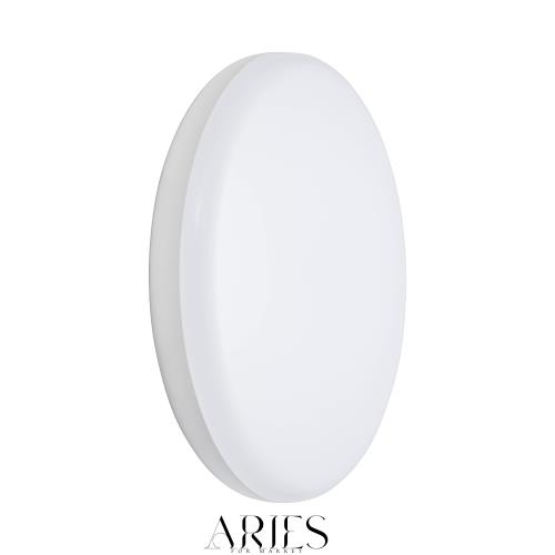 オーム(OHM) LED浴室灯 100形相当 電球色 要電気工事 ホワイト 径305×高さ85mm オーム電機 LT-F5415KL 06-3909