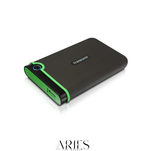 Transcend ポータブルHDD 4TB 耐衝撃 USB3.1 Gen1 アイロングレー 3年保証 TS4TSJ25M3S