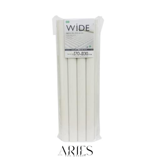 オーエ 風呂ふた シャッター アイボリー 幅70cm×長さ131.2cm ワイド 洗いやすい 汚れがたまりにくい M-13