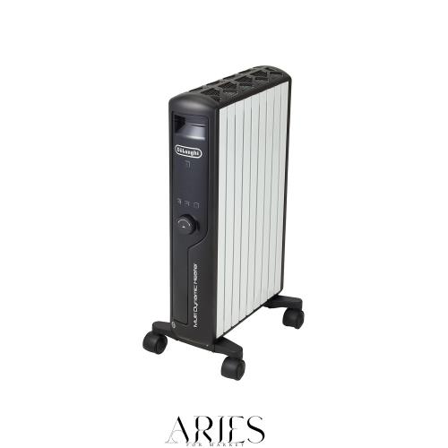 De’Longhi (デロンギ) マルチダイナミックヒーター MDHU12-BK 電気ヒーター ゼロ風暖房 節電 直感操作クリックノブ リモコン付き 表面温