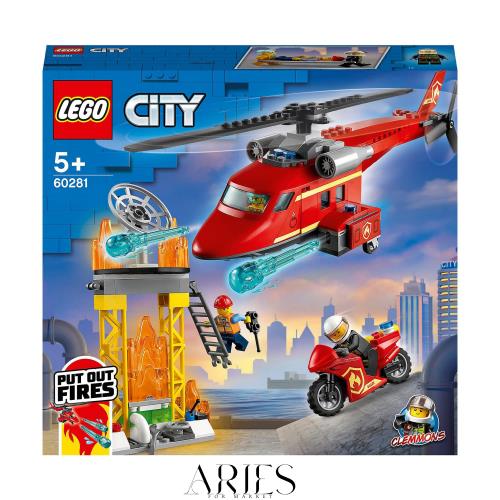 レゴ(LEGO) シティ 消防レスキューヘリ 60281 おもちゃ ブロック プレゼント 消防 しょうぼう ヘリコプター 男の子 女の子 5歳以上