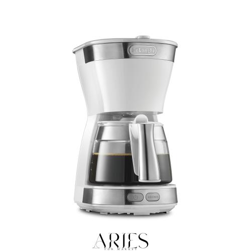 DeLonghi(デロンギ) De’Longhiドリップコーヒーメーカー アクティブ ICM12011J-W レギュラーコーヒー 5杯用 ペーパーレスフィルター [ト