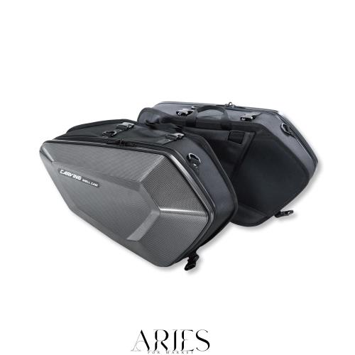タナックス(TANAX) MOTOFIZZ サイドバッグ オートバイ カービングシェルケース カーボン柄 片側16L MFK-272