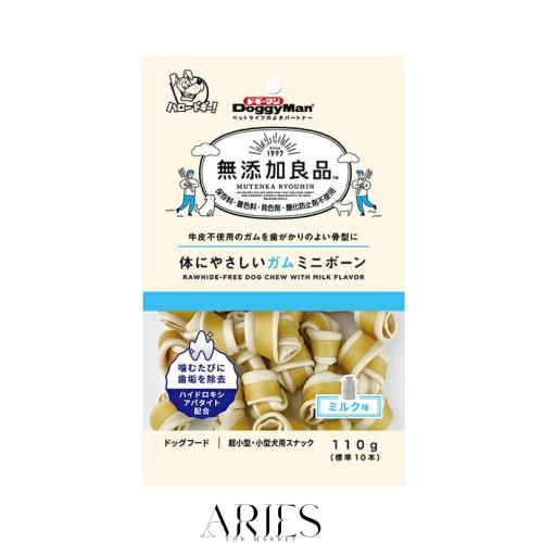 （まとめ買い）ドギーマン 無添加良品 体にやさしいガム ミニボーン 110g(標準10本) 【×16】