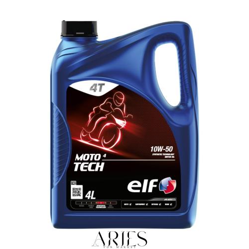 Total elf(エルフ) バイク用 4st エンジンオイル MOTO 4 TECH (モト 4 テック) 10W-50 全化学合成油 4L 213950