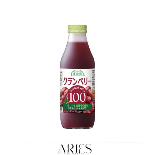 順造選 機能性表示 クランベリー100 500ml×3本入りセット 無添加 果汁100％ ストレート クランベリージュース キナ酸 機能性食品