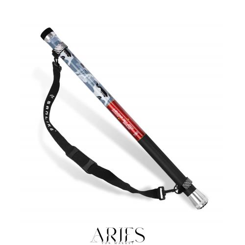 サンライク（SANLIKE）玉の柄 ンディングポール 競技玉ノ柄 タモの柄 ガラス繊維 超軽量 EVAハンドル 伸縮式 11段階 ベルト付き 携帯便利