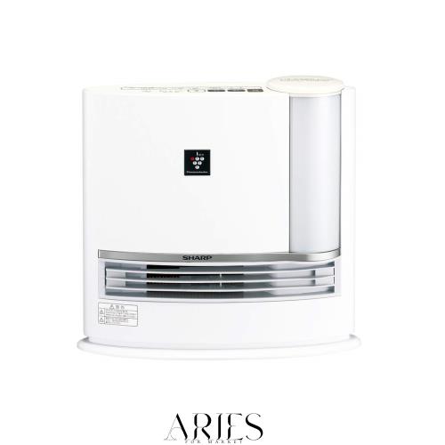 シャープ 加湿 セラミックファンヒーター 暖房 6(8)畳/加湿 8.5(14)畳/プラズマクラスター 7000 6畳 日本製 ホワイト HX-L120-W