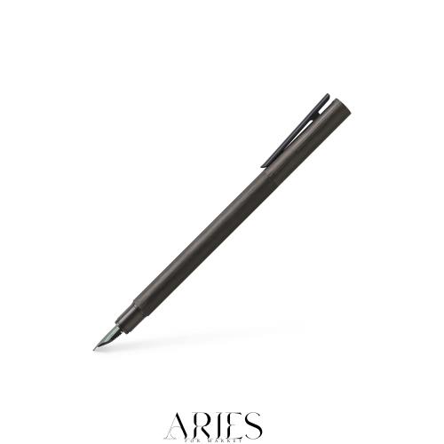 FABER-CASTELL ファーバーカステル 万年筆 F 細字 ネオスリム ガンメタル 146251 両用式 正規輸入品の通販は