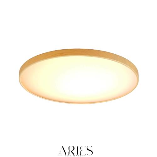 【節電対策】 AGLED LEDシーリングライト 調光調色 8畳 (日本照明工業会基準) 4000lm ウッドフレーム ナチュラル 木目 直径45cm リモコンの通販は