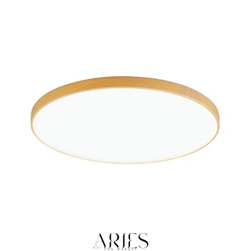 【節電対策】 AGLED LEDシーリングライト 調光 12畳 (日本照明工業会基準) 5200lm ウッドフレーム ナチュラル 木目 直径45cm リモコン付の通販は 6,785円