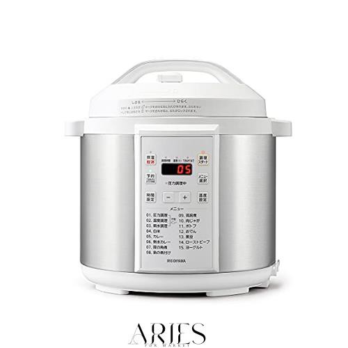 アイリスオーヤマ 電気圧力鍋 圧力鍋 6L 低温調理可能 予約調理