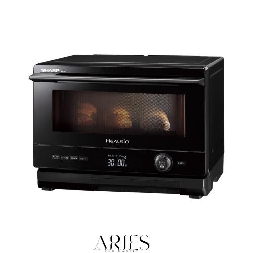 シャープ ウォーターオーブン ヘルシオ AX-AJ1-B ブラック 22L 1段調理 二人暮らし