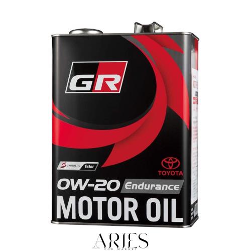 TOYOTA GAZOO Racing トヨタ純正 GR MOTOR OIL Endurance 0W-20 4L エンジンオイル 08880-13505