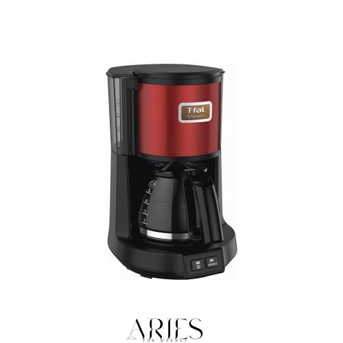 ティファール コーヒーメーカー 0.6L/5杯用 選べる2つのモード ドリップ式 「コーヒーメーカー メゾン ワインレッド」 CM4905JP