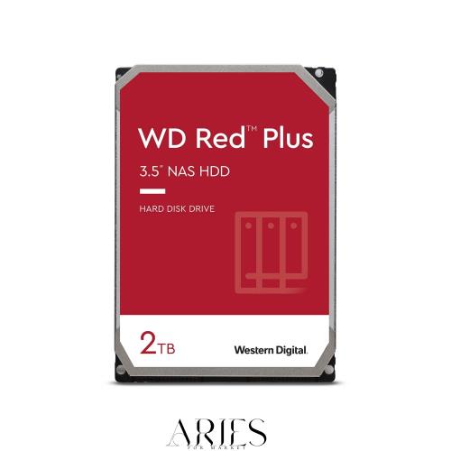 ウエスタンデジタル(Western Digital) WD Red Plus 内蔵 HDD ハードディスク 2TB CMR 3.5インチ SATA 5400rpm キャッシュ128MB NAS メー