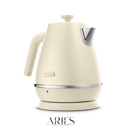 DeLonghi(デロンギ) De’Longhi電気ケトル ディスティンタ・ペルラ KBIN1200J-Y ステンレス 1.0L 見やすい水量計 異物混入防止フィルタ 空