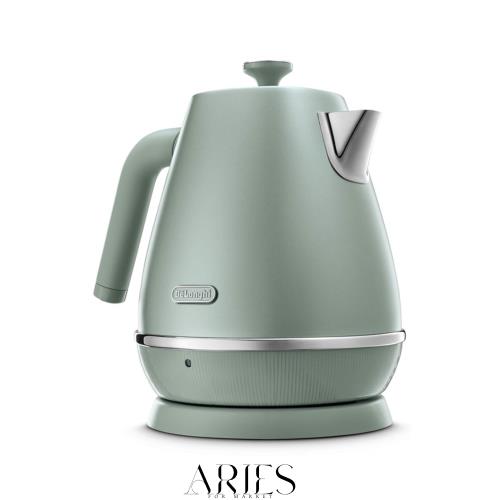 DeLonghi(デロンギ) De’Longhi電気ケトル ディスティンタ・ペルラ KBIN1200J-GR ステンレス 1.0L 見やすい水量計 異物混入防止フィルタ