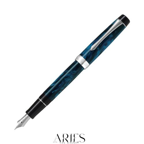PILOT 万年筆 マンネンヒツカスタムヘリテイジSE MALM マーブルブルー 