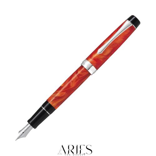 PILOT 万年筆 マンネンヒツカスタムヘリテイジSE MAOM マーブルオレンジ FKVH3MRMAOM