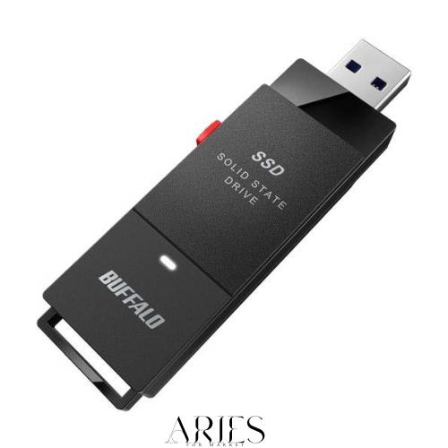 バッファロー SSD-PUT500U3-BKA ［TV対応 PC向USB3.2(Gen1)スティック型外付SSD］