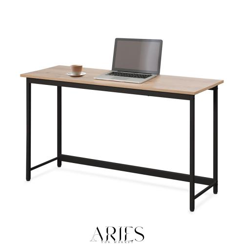 【組立簡単】アイリスオーヤマ 机 デスク パソコンデスク pcデスク シンプル 幅120cm 奥行40cm ライトナチュラル×ブラック ベーシックデ