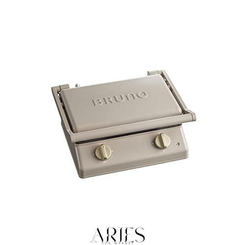 BRUNO ブルーノ グリルサンドメーカー ダブル グレージュ 8枚切り 6枚切り 食パン グリルプレート付属 お肉 野菜 焼きおにぎり 油受けト