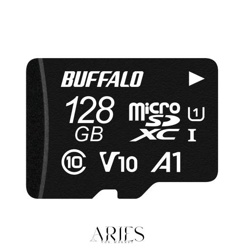 【Amazon.co.jp限定】バッファロー microSD 128GB 100MB/s UHS-1 U1 microSDXC【 Nintendo Switch 対応 】V10 A1 IPX7 Full HD RMSD-128U